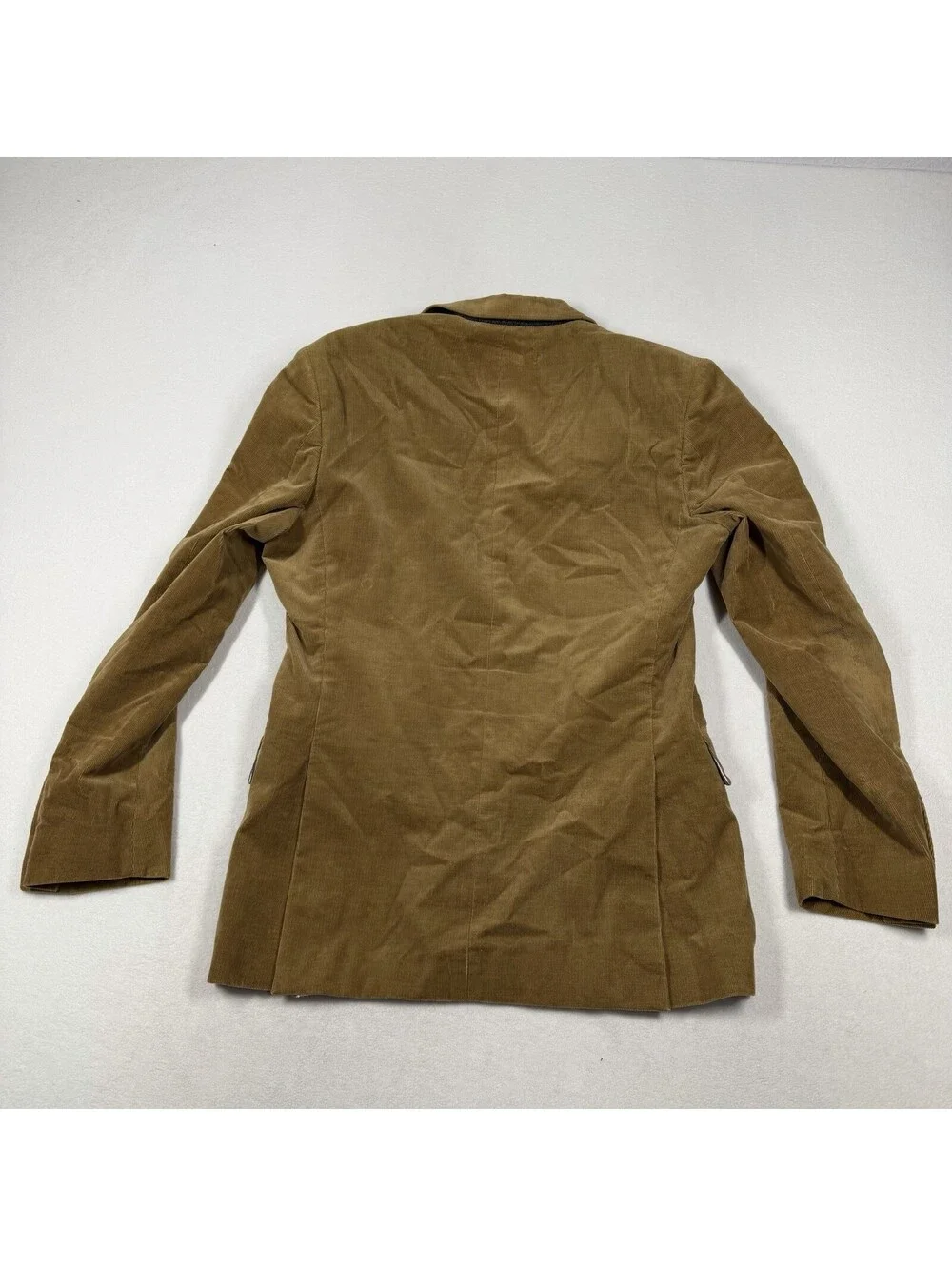 Banana Republic Blazer Mens 38R Corduroy Jacket Sport Coat Duca Visconti Brown